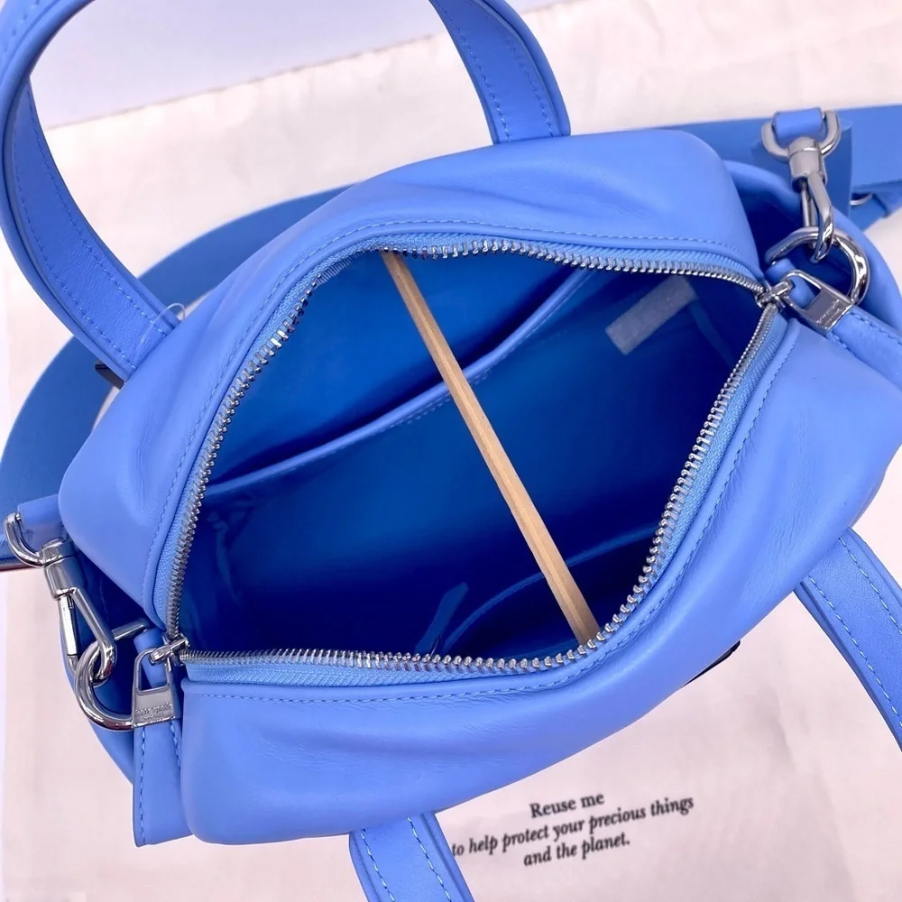 Kate Spade Puffed Satchel Crossbody Blue